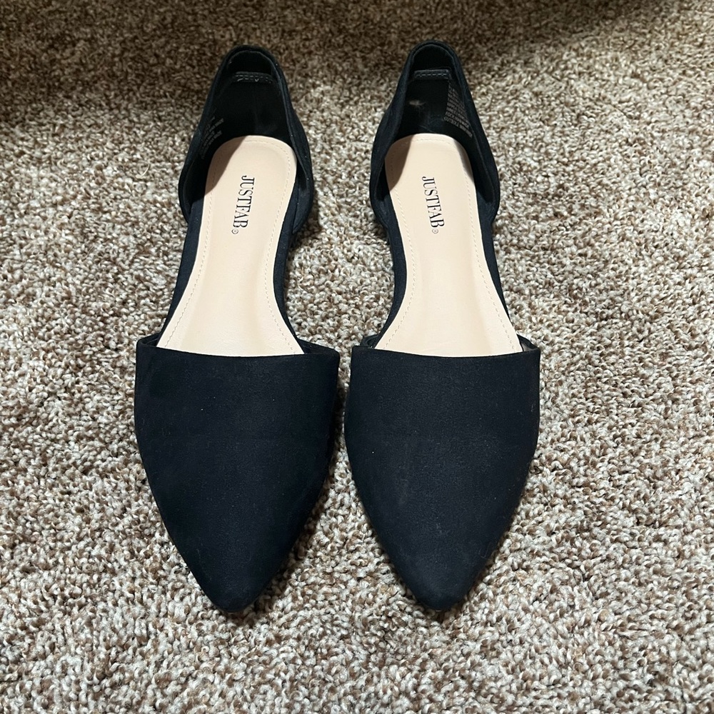 Justfab flats! Worn once